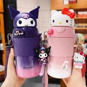 560ml Hello Kitty Cinnamoroll Melody Kids Vacuum Flask Tumbler