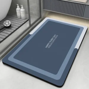 Diatomite Bathroom Absorbent Anti Slip Floor Mat Washable