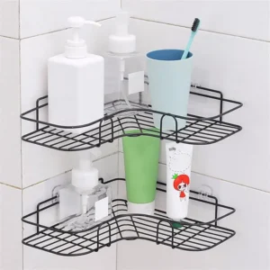 Iron Triangle Kitchen Bathroom Corner Storage Rack