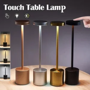 Metal USB Rechargeable Dimming Touch Desk Lamp