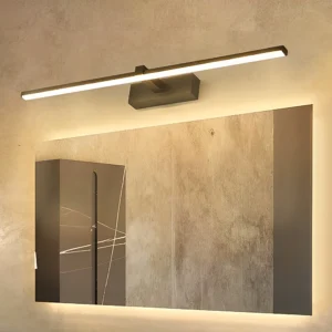 Modern LED Three Colors Lights Aluminum Bathroom Line Lamp Make Up light