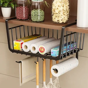 Kitchen Under Cabinet Storage Pullout Drawer Sliding Basket