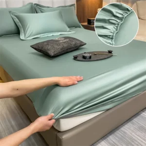 Egyptian Cotton Solid Color Bed Linen 400TC Soft Breathable 140/160/180